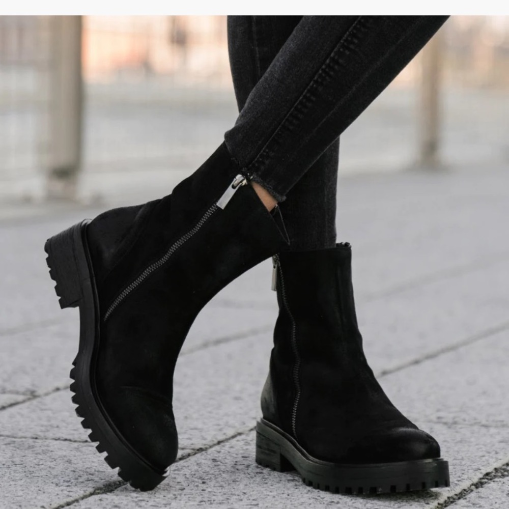 Thursday Boot Company Rider Boots Black Suede Sz 9